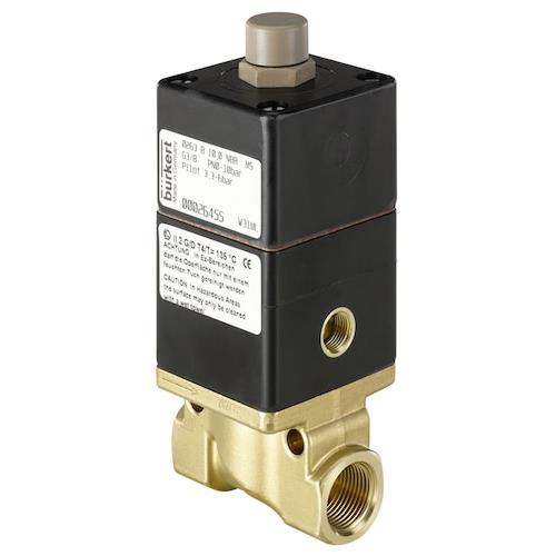 Burkert Pneumatically Operated 2/2-Way Valve with Isolating Diaphragm, Type 0263